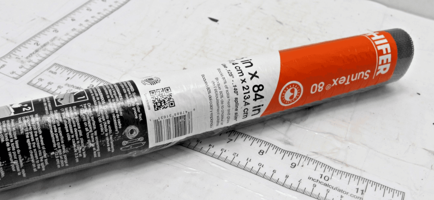 Phifer Suntex 80 36”x84' Brand New Sealed Roll Blocks 80% Sun Tan Black - Image 1
