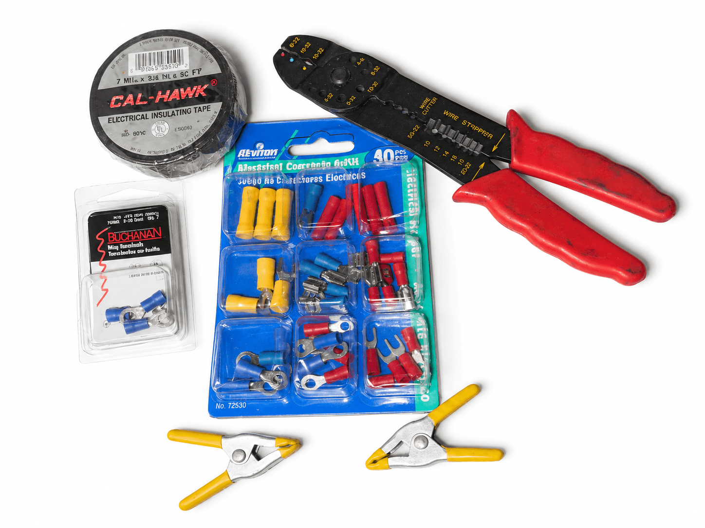 Electrical Miscellaneous Lot of tools and clamps electrical tape - Image 1