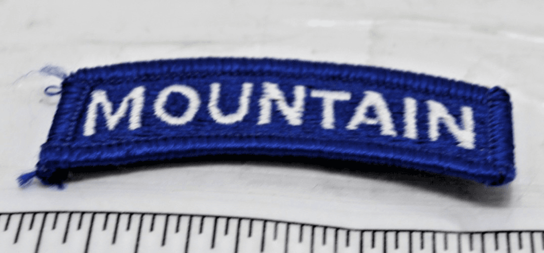 U.S. Army Mountain OCP Embroidered Tab - Image 1