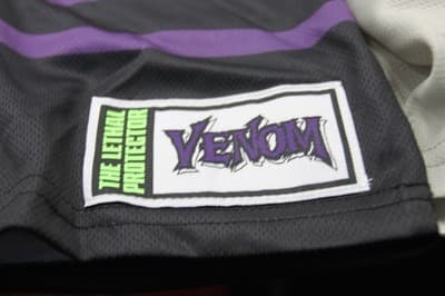 Marvel Venom NWT Hockey Jersey Size Medium Purple Black Spider-Man NEW - Thumbnail 3