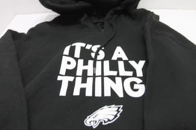 IT'S A PHILLY THING Black Hoodie Pre Owned In Good Condition Large - Thumbnail 4