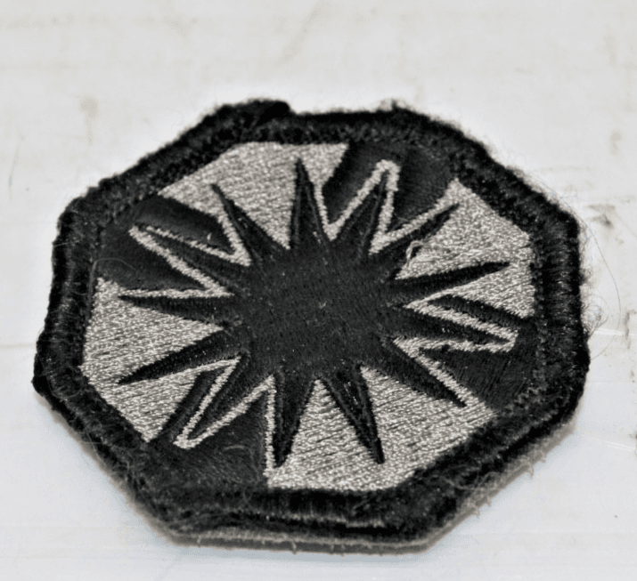 Army Patch: 13th Support Brigade - subdued, merrowed edge - Image 1