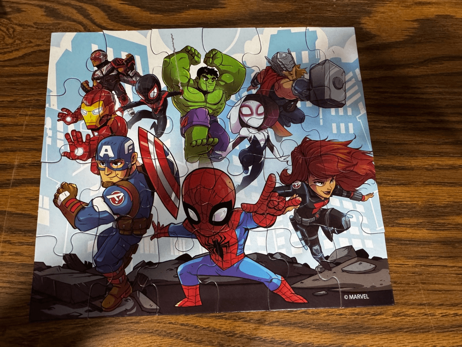 Cardinal Marvel Spiderman Puzzles (Set of 2) Travel 48 & 24 Jigsaw Puzzles - Thumbnail 3