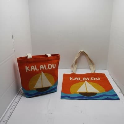Unused Colorful Kalalou Tote Travel Bag - Thumbnail 2