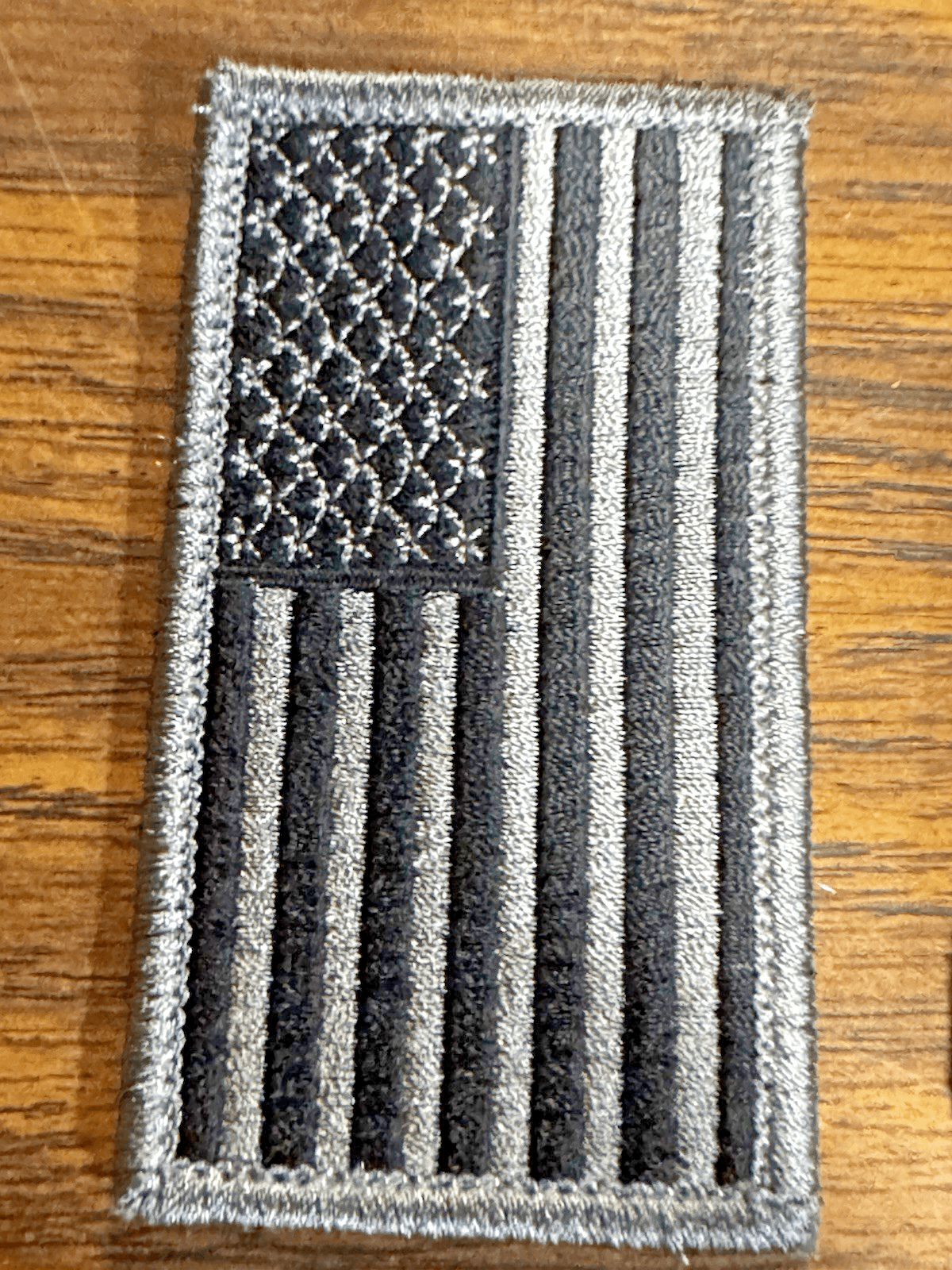 BLACK AMERICAN FLAG Tactical Morale Patch Hook And Loop - Image 1