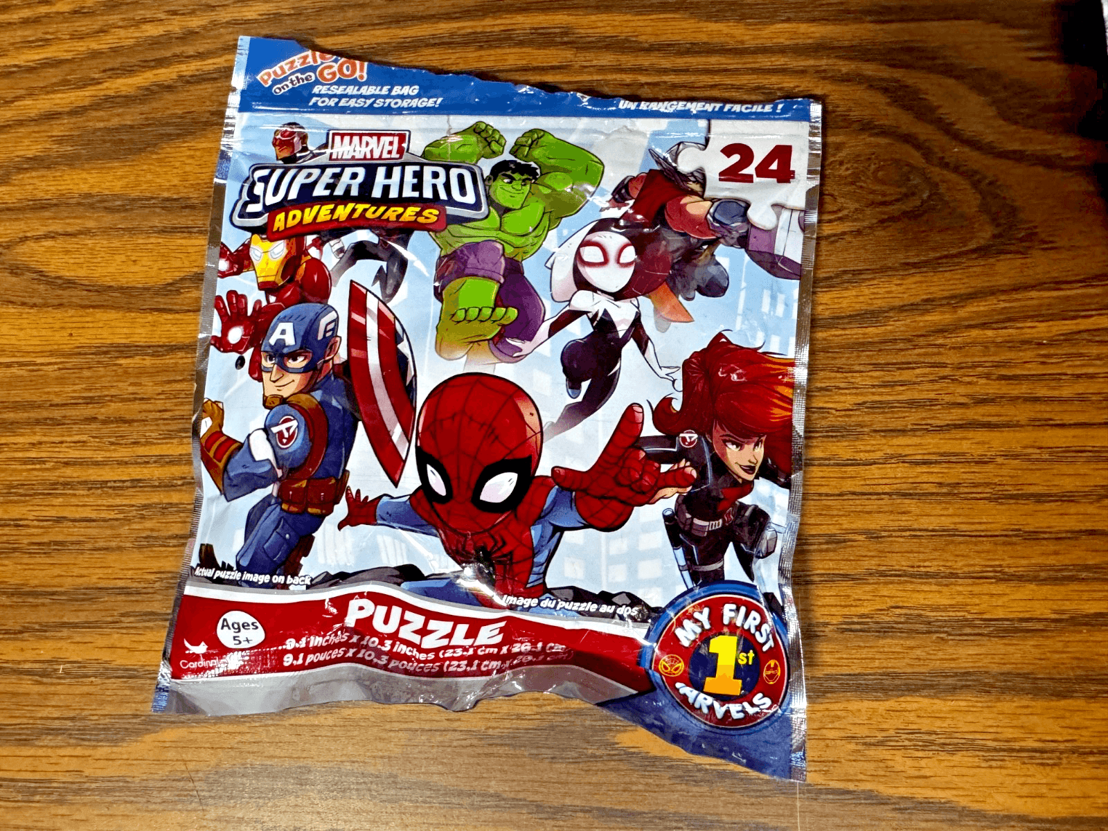 Cardinal Marvel Spiderman Puzzles (Set of 2) Travel 48 & 24 Jigsaw Puzzles - Thumbnail 8