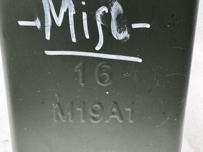 Military 30 CAL Grade 1 M19A1 Metal AMMO CAN 7.62mm BOX .30 CALIBER - Thumbnail 5
