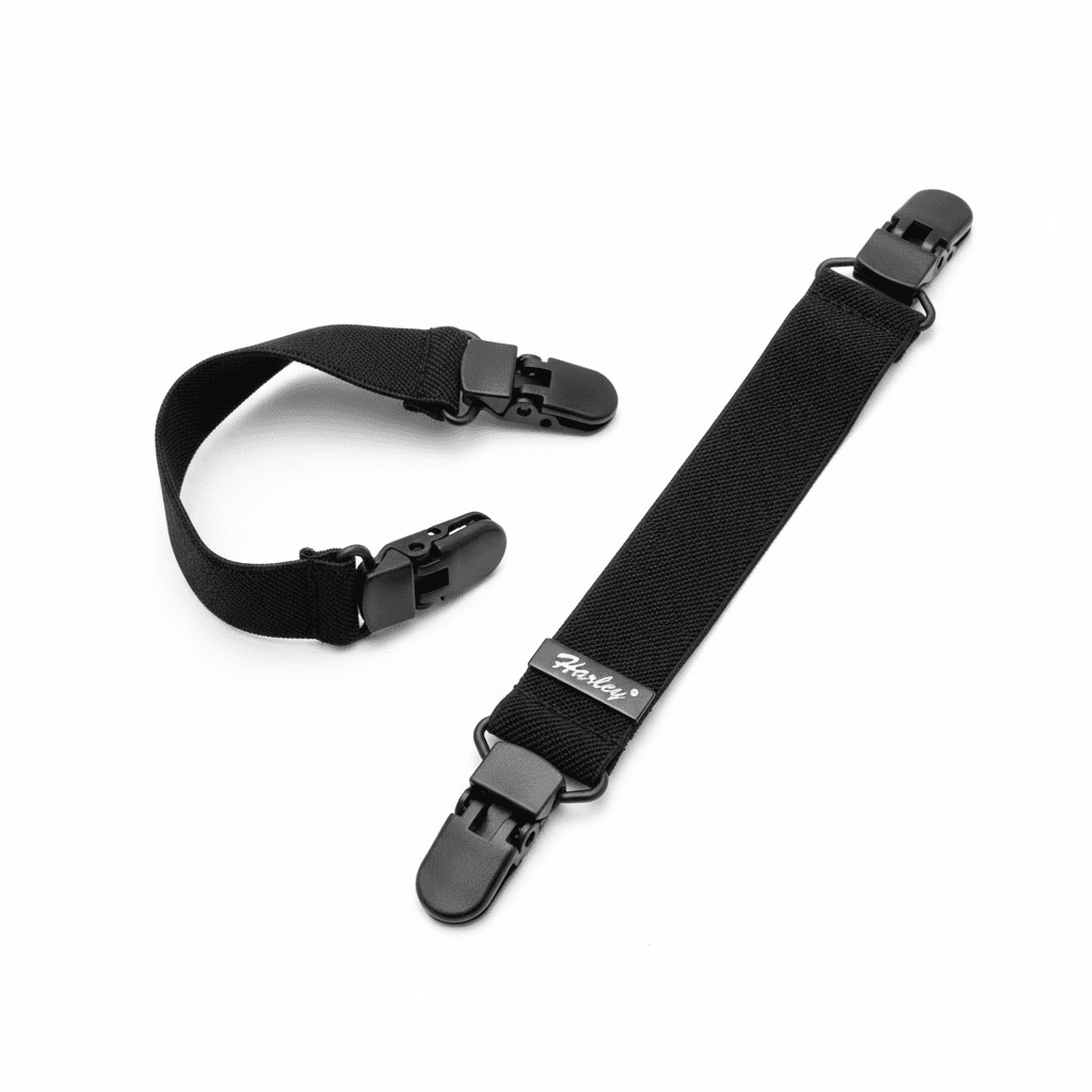 Adjustable Elastic Boot Clips, 4 Pieces Boot Straps Pant Clips Stirrups - Thumbnail 2