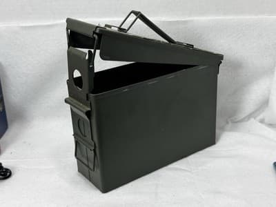 Military 30 CAL Grade 1 M19A1 Metal AMMO CAN 7.62mm BOX .30 CALIBER - Image 1