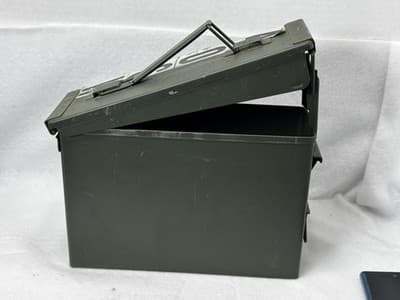 Military 30 CAL Grade 1 M19A1 Metal AMMO CAN 7.62mm BOX .30 CALIBER - Thumbnail 3