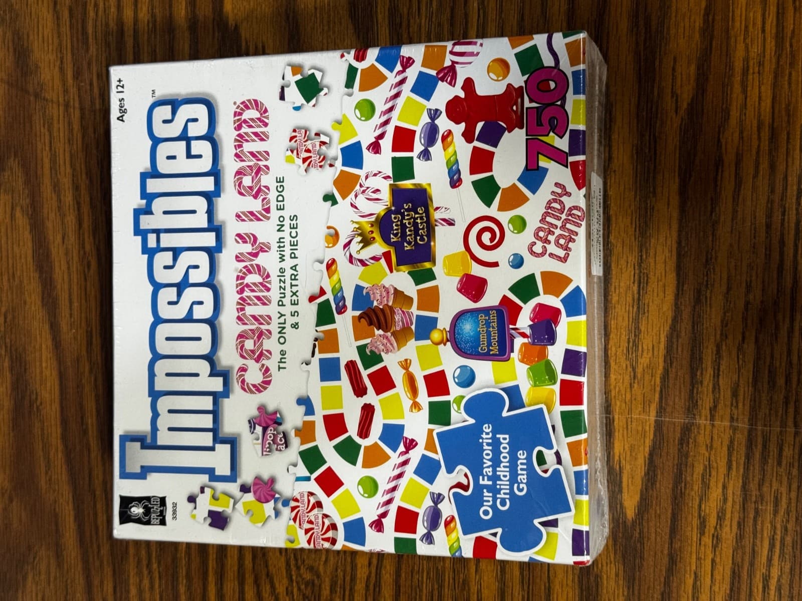 Hasbro Impossibles Candy Land Jigsaw Puzzle 750 Borderless Puzzle Sealed NEW - Image 1