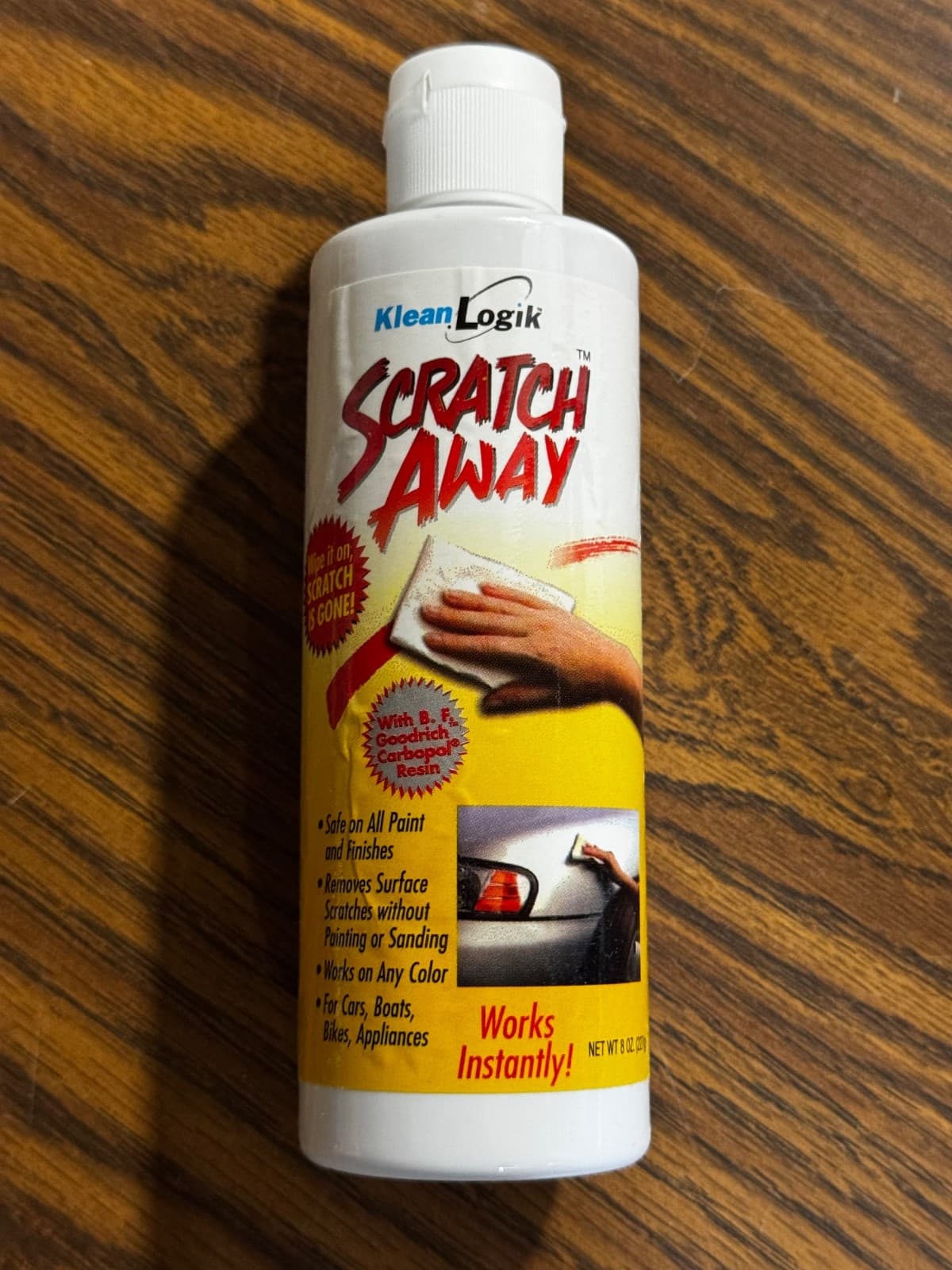 Klean Logik Scratch Away All Surface Scratch Remover (8oz) Cars Boats Appliances - Thumbnail 2