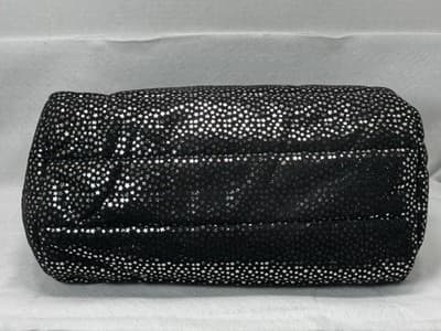Justice Girls BLACK &Silver Star Print Quilted Duffle Bag - Thumbnail 6