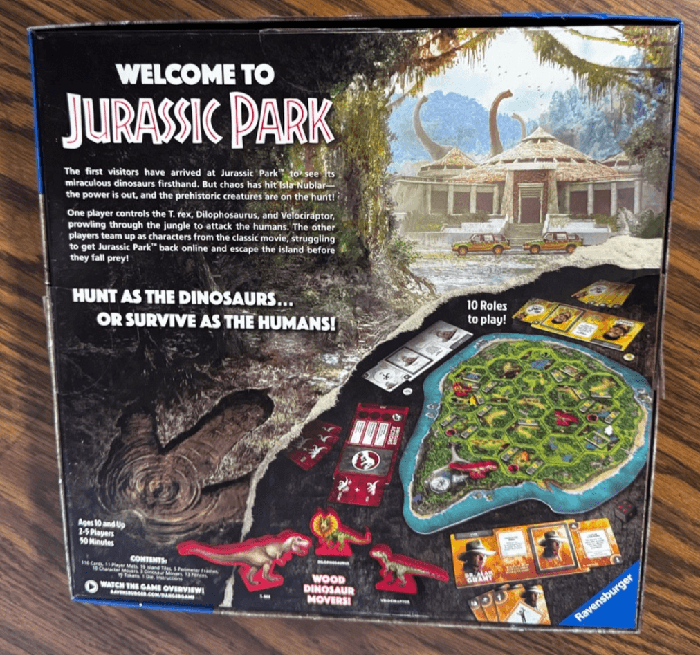 Ravensburger Jurassic Park Danger Adventure Strategy Board Game 2018 Complete - Thumbnail 11