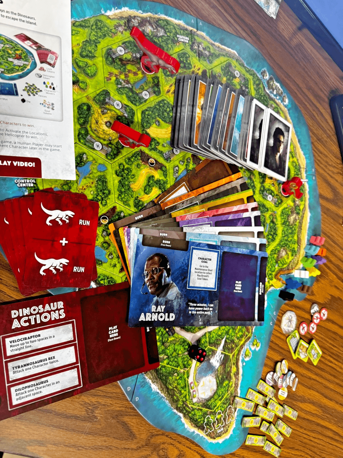Ravensburger Jurassic Park Danger Adventure Strategy Board Game 2018 Complete - Thumbnail 7