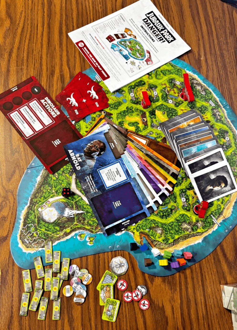 Ravensburger Jurassic Park Danger Adventure Strategy Board Game 2018 Complete - Image 1