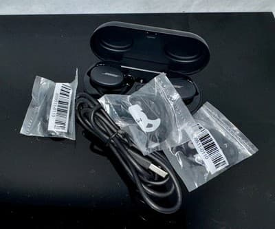 Bose Sports Earbuds Black, Wireless Bluetooth with Charging Case - Thumbnail 4