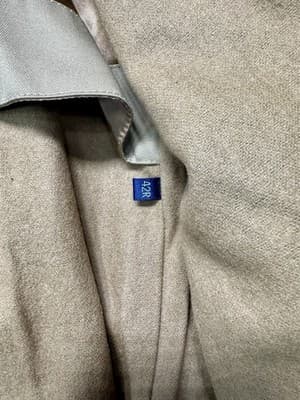 Ralph Lauren Chaps Trench Coat Mens 42R Beige Removable Lining - Thumbnail 6