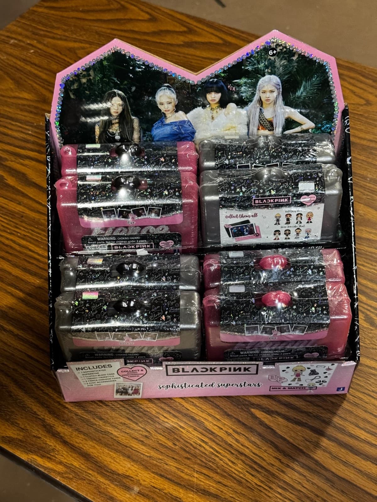 8 BlackPink Sophisticated Superstars Clutch Blind Case Lot Rose & Jisoo Jazwares - Image 1