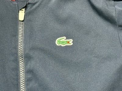 Lacoste Sport Jacket Womens Recycled Fiber Tennis Full Zip Size 38 - Thumbnail 2