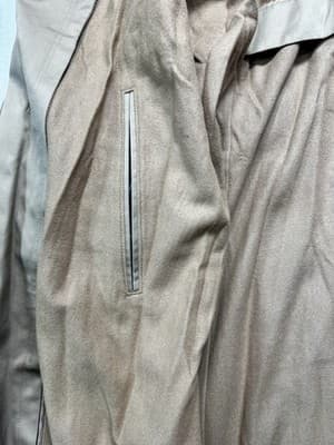 Ralph Lauren Chaps Trench Coat Mens 42R Beige Removable Lining - Thumbnail 4
