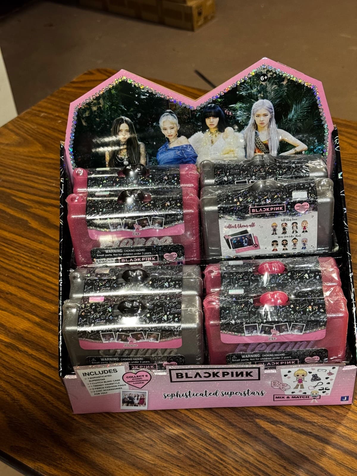 8 BlackPink Sophisticated Superstars Clutch Blind Case Lot Rose & Jisoo Jazwares - Thumbnail 5