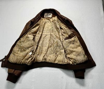 Good Condition WINLIT Made in the KOREA AMERICAN VOLUNTEER GRP Brown Size M - Thumbnail 5