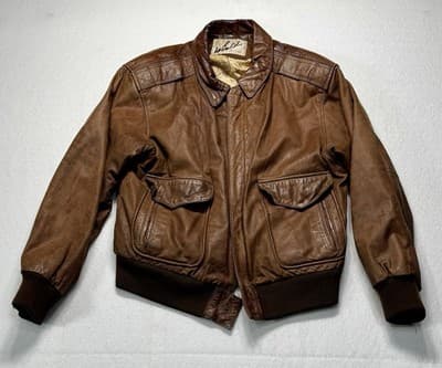 Good Condition WINLIT Made in the KOREA AMERICAN VOLUNTEER GRP Brown Size M - Thumbnail 2