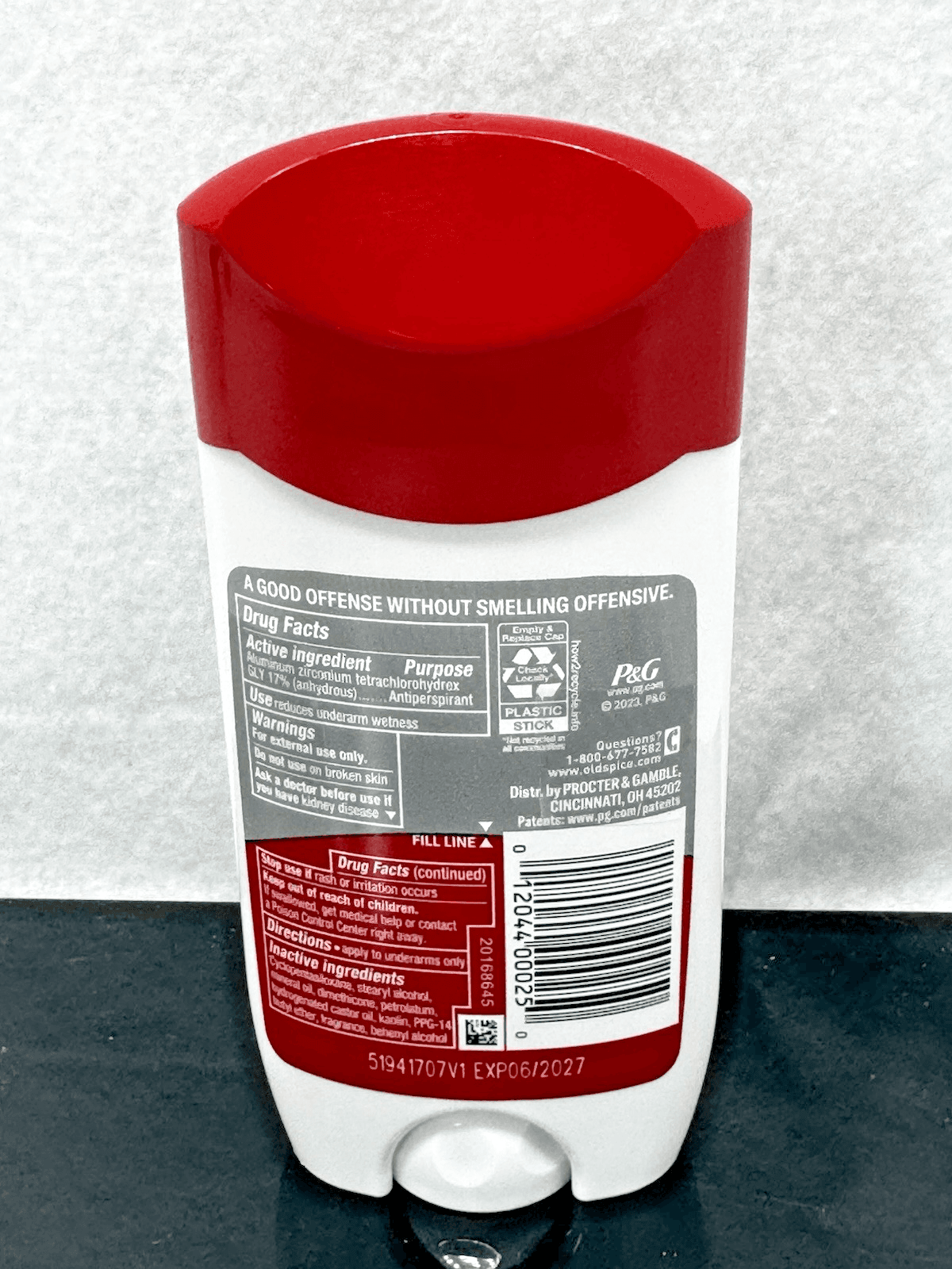Old Spice Pure Sport High Endurance Deodorant - 3 oz - NEW 06/27 - Thumbnail 2