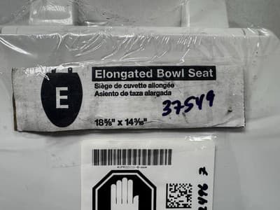 Kohler R22111-0 Elongated Closed Front Toilet Seat White 18 5/8X14/3/16 - Thumbnail 4