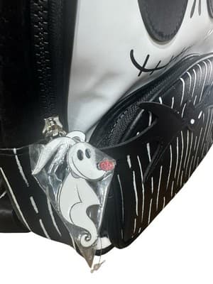 New Bioworld Mini Backpack Jack Skellington Glow-in-the-Dark Halloween Disney - Thumbnail 4