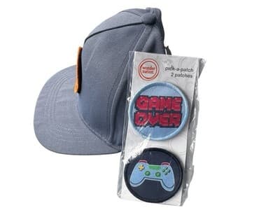 Video Game Hat with Multi Patches Baseball Hat Cap New Wonder Nation - Thumbnail 3