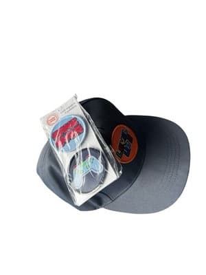 Video Game Hat with Multi Patches Baseball Hat Cap New Wonder Nation - Thumbnail 2