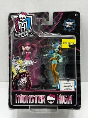 Monster High Dracula & Lagoona Blue Scary Cute Collectible Figures NEW - Image 1