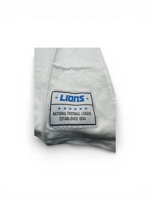 NEW NFL Detroit Lions Shirt Men’s Large WHITE NFL Tee L - Thumbnail 5