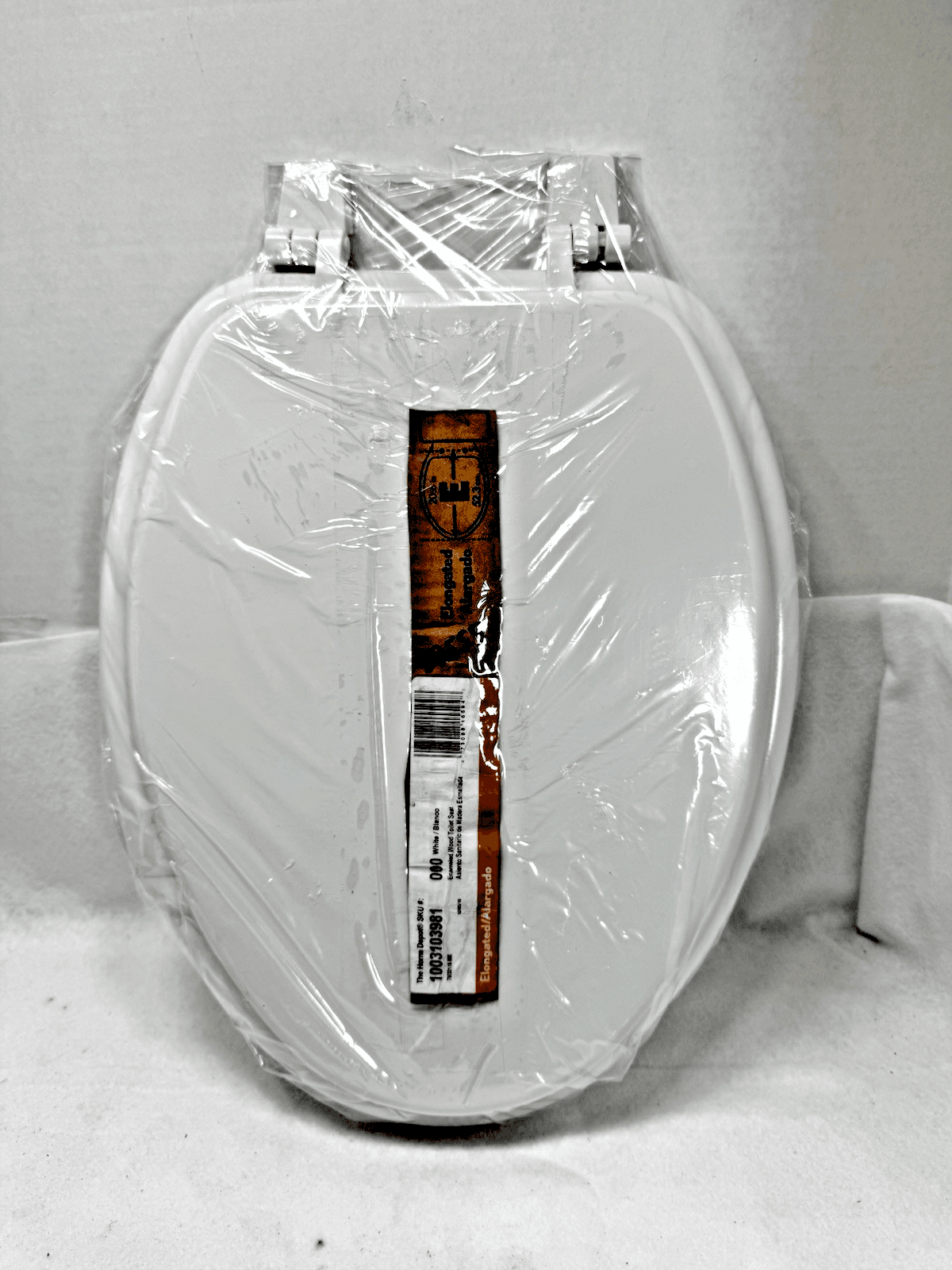 Bemis Elongated White Enameled Wood Toilet Seat 1003-103-981-000 20.6” 52.3 cm - Image 1