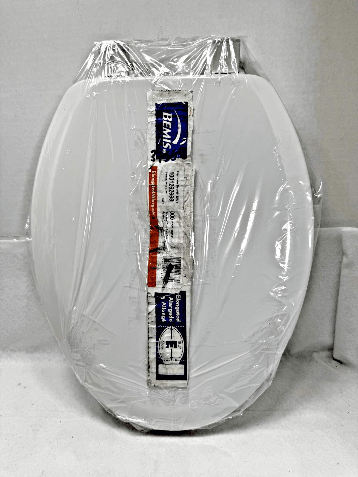 Bemis Elongated Toilet Seat White 1001-262-668-000 18.5" - 47cm - Image 1