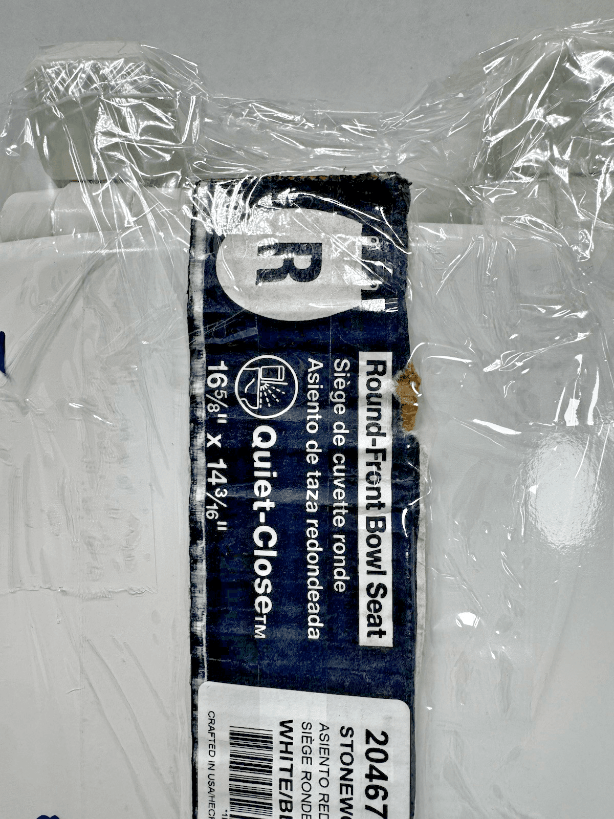 Kohler 20467-0 Round Universal Toilet Seat Soft Close White 16 5/8-14 3/16 - Thumbnail 2