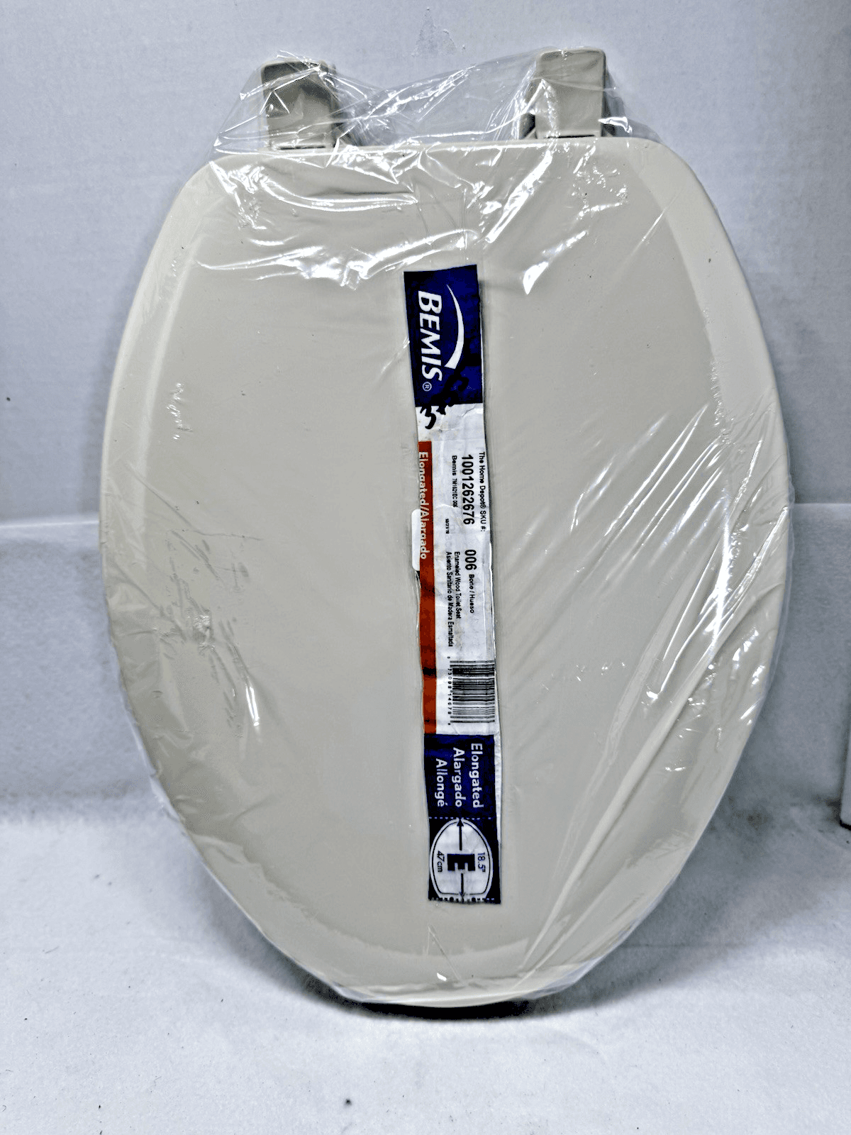 BEMIS Richfield Toilet Seat 1001-262-676-006 Bone Elongated 18.5" - 47cm 7M1621E - Image 1