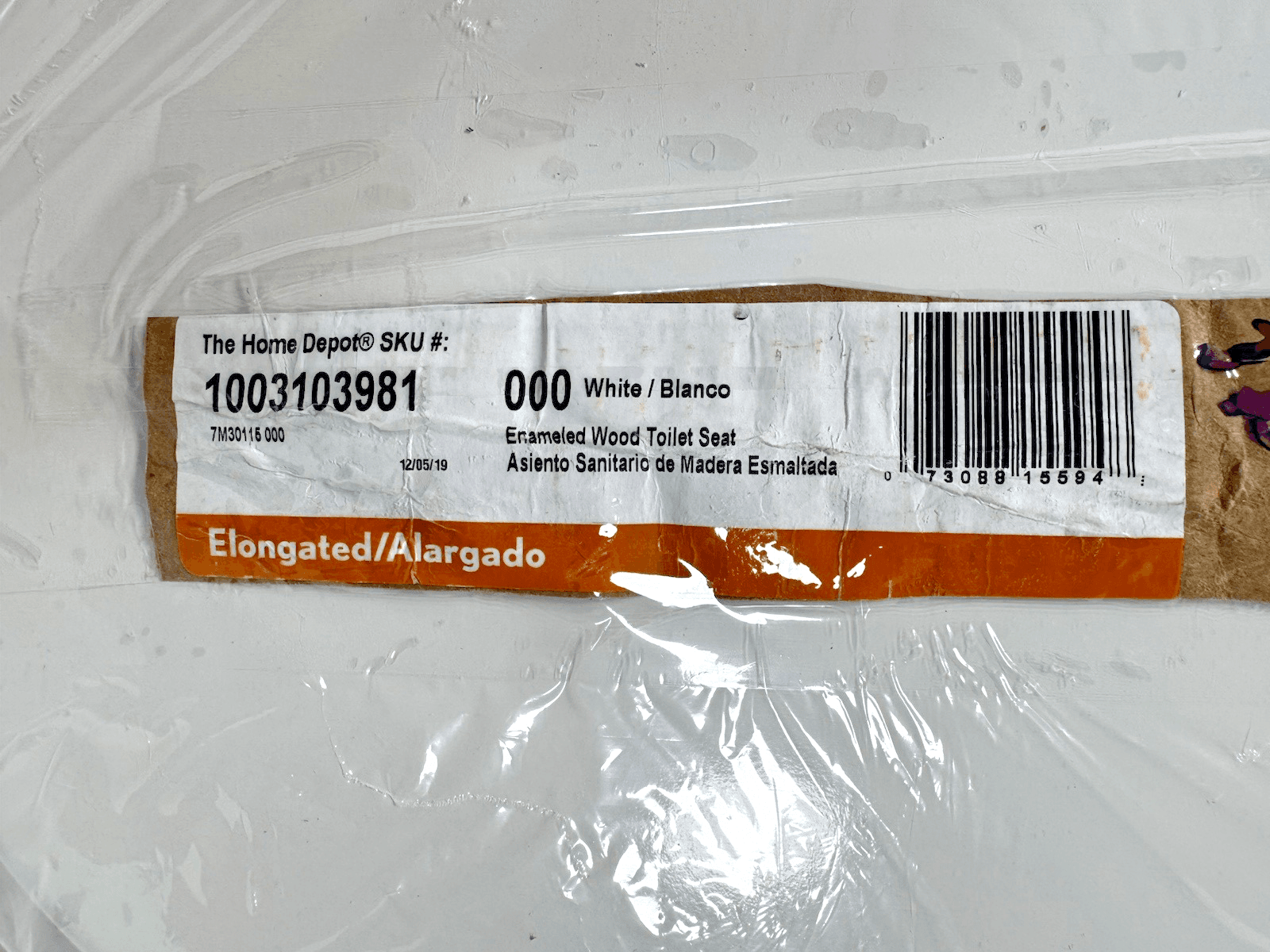 Bemis Elongated White Enameled Wood Toilet Seat 1003-103-981-000 20.6” 52.3 cm - Thumbnail 3