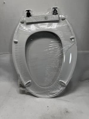Kohler R22111-0 Elongated Closed Front Toilet Seat White 18 5/8X14/3/16 - Thumbnail 4