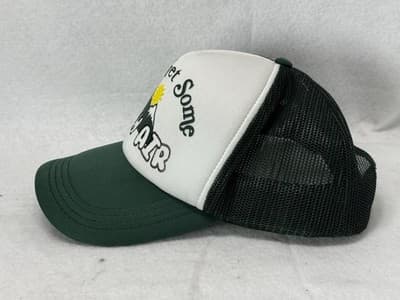 VINTAGE 80'S LETS GET SOME FRESH AIR Hat Snapback Trucker Rare - Thumbnail 2