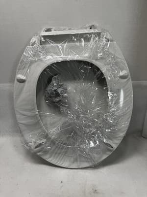 Kohler 20467-0 Round Universal Toilet Seat Soft Close White 16 5/8-14 3/16 - Thumbnail 4