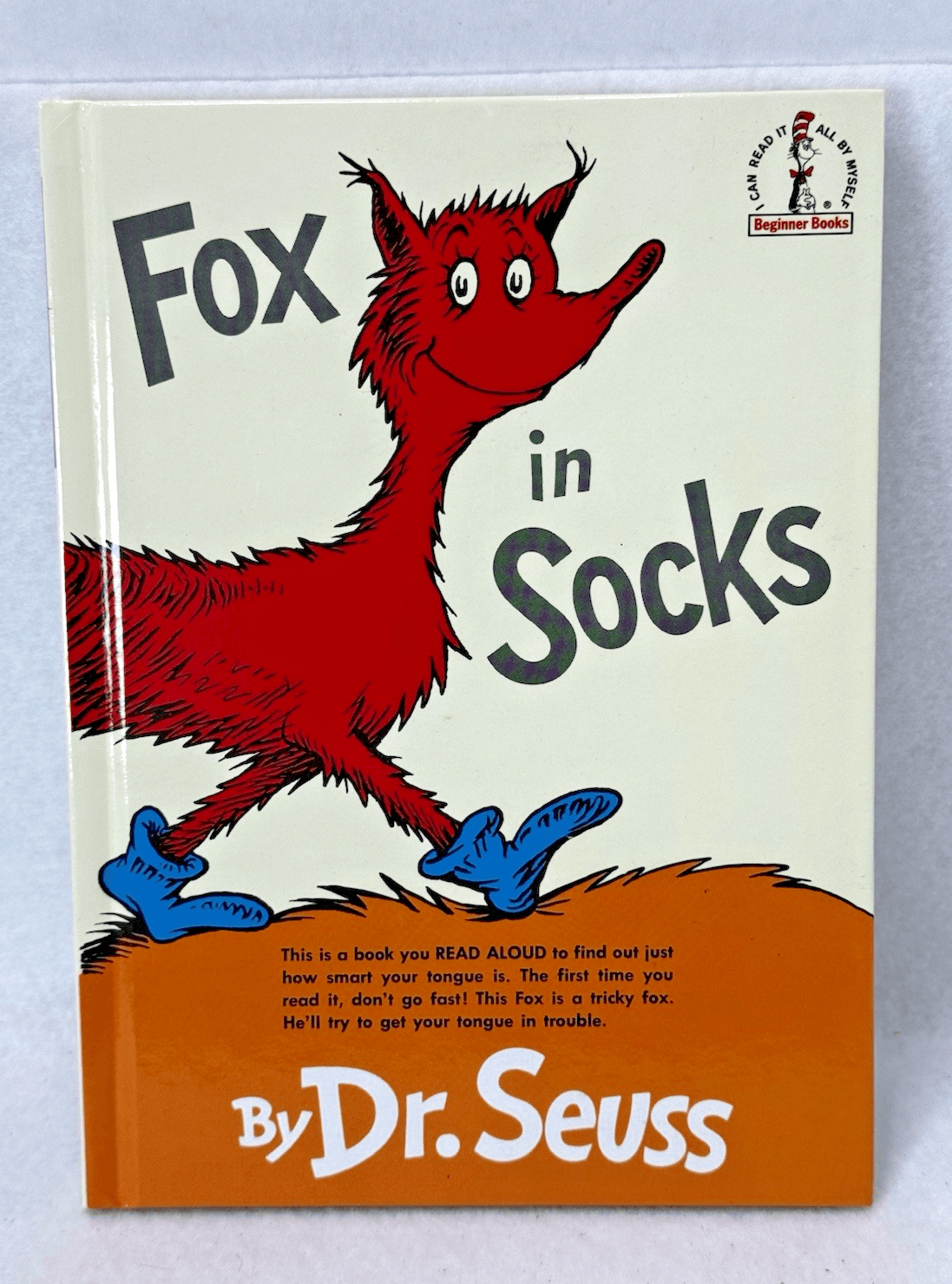Fox In Socks by Dr. Seuss 1993 Glossy Hardback Book Beginner I Can Read It - Image 1