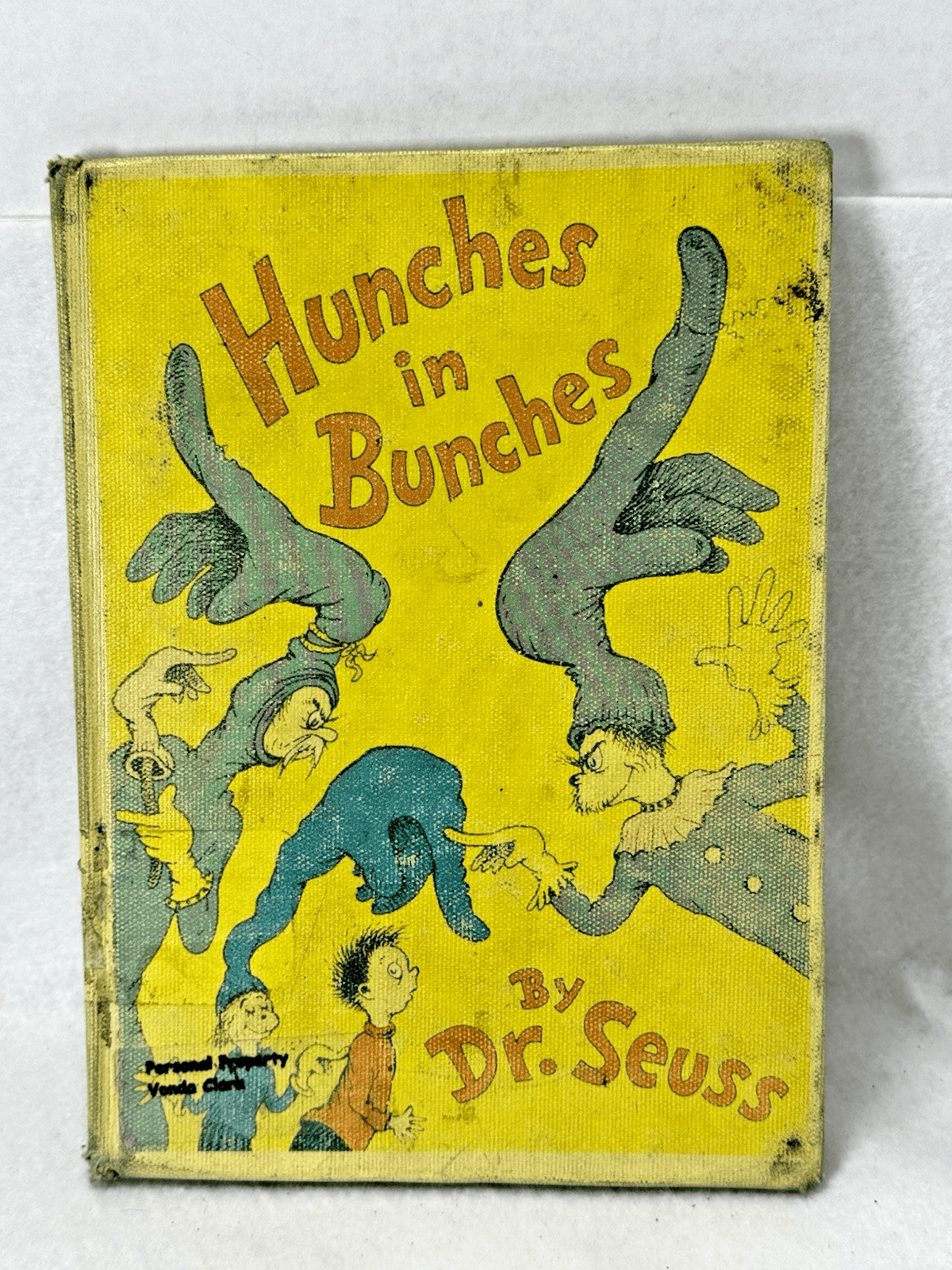 Hunches in Bunches Dr. Seuss Hardcover Book Club Edition 1982 Used Library Book - Image 1