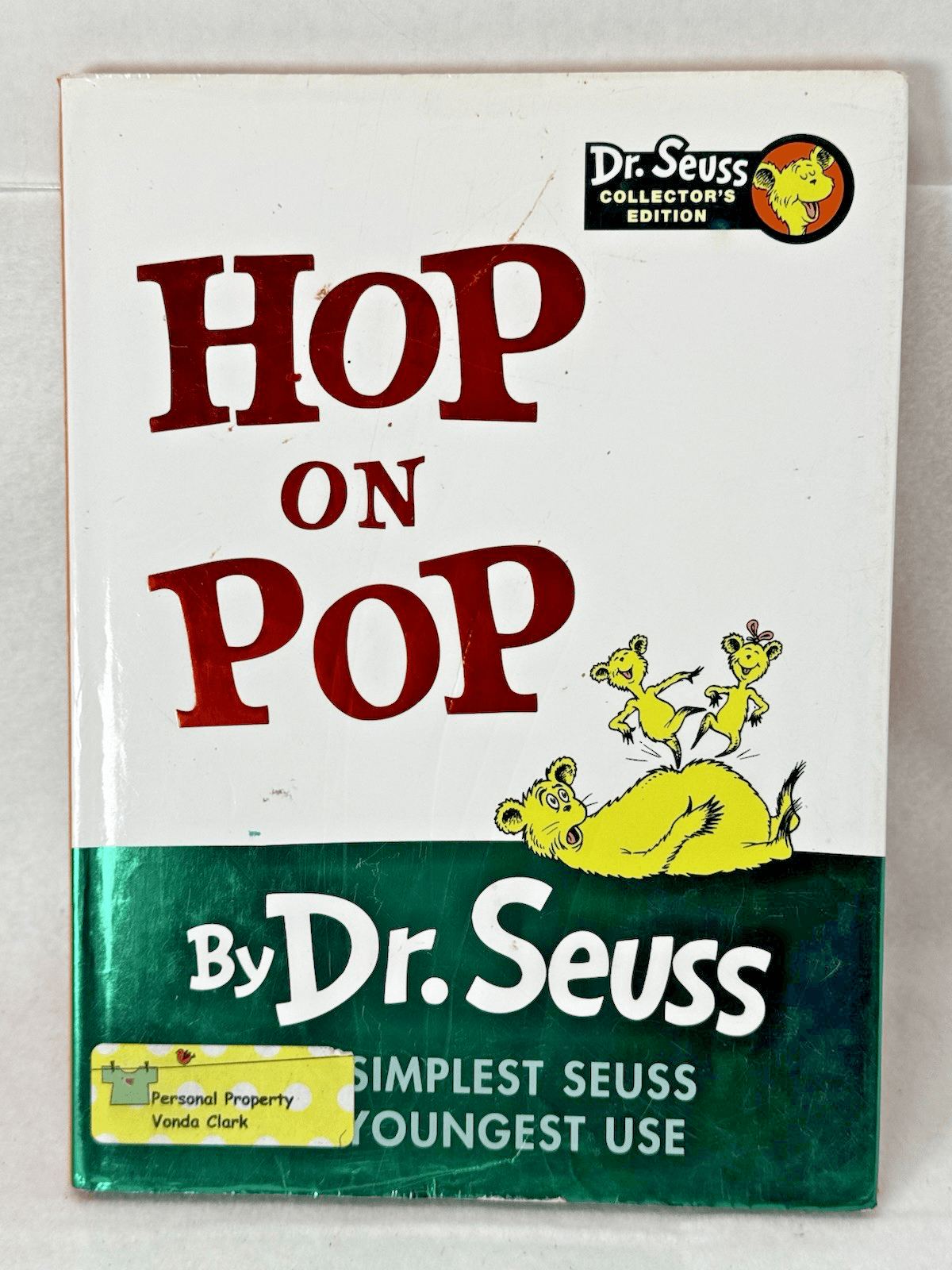 Hop On Pop by Dr. Seuss Glossy Hardback Book Beginner Kohls Cares - Image 1