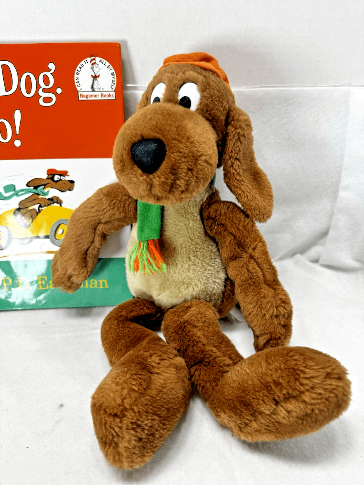 Kohl's Cares- Brown Dog Plush & Book 14" & Go Dog Go! Book by P D Eastman - Thumbnail 2