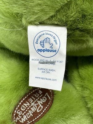 Dakin Applause Lou Rankin Friends Plush Happy Herbert Green Frog 16” W/Tags - Thumbnail 4