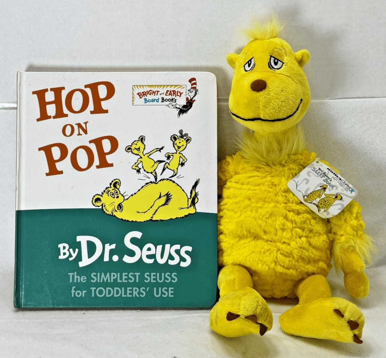 Kohls Cares Dr Seuss Snoozapalooza Sleep Book and Plush Yellow Stuffed Animal - Image 1