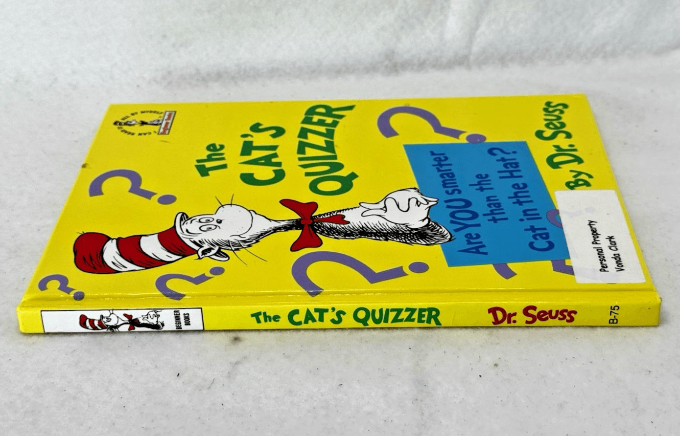 Dr Seuss The Cat's Quizze: Are You Smarter Than the Cat in the Hat? Rare Retired - Thumbnail 3